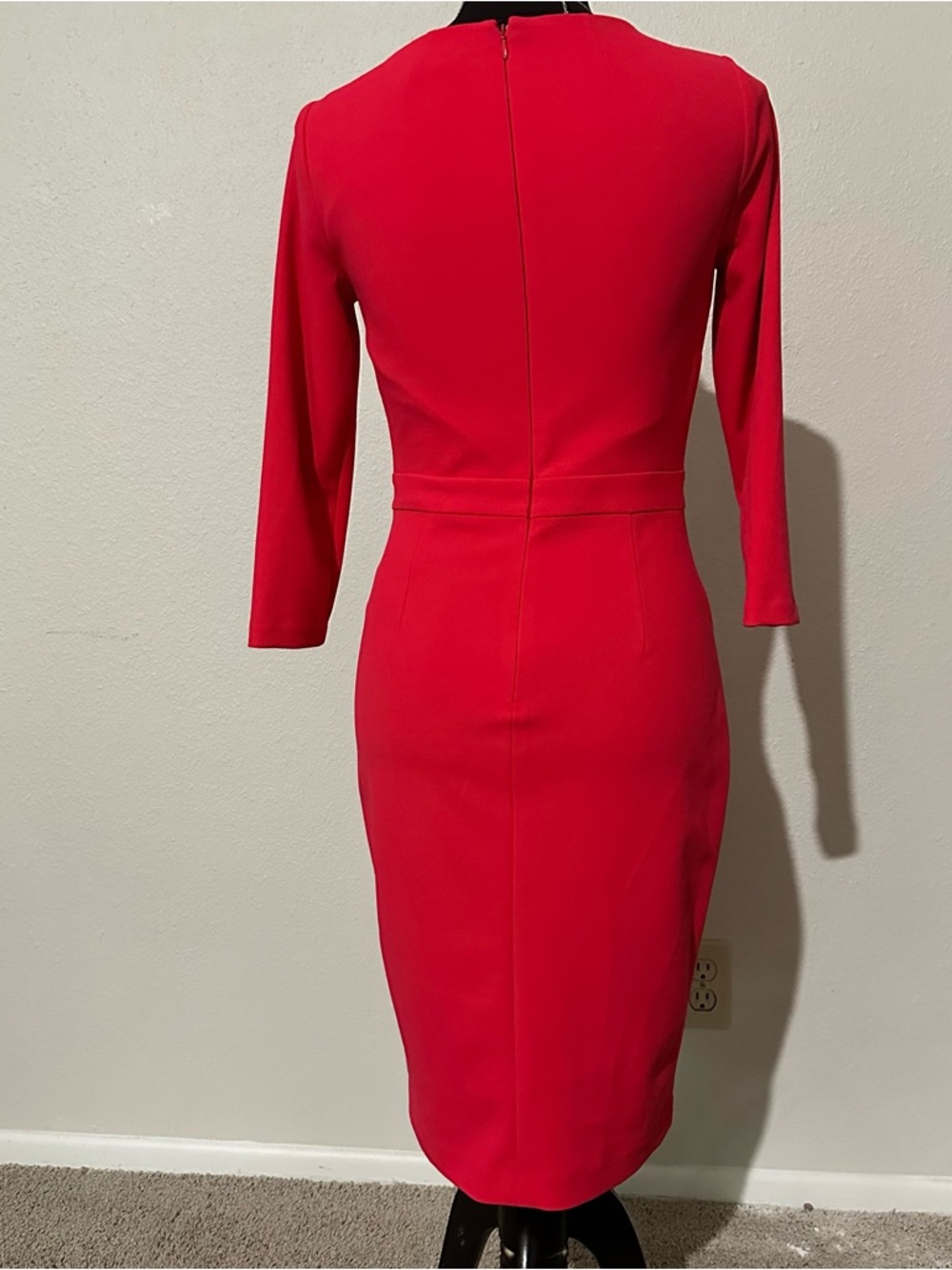 Calvin Klein Pink Bow-Accent Sheath Dress - Picture 2 of 4